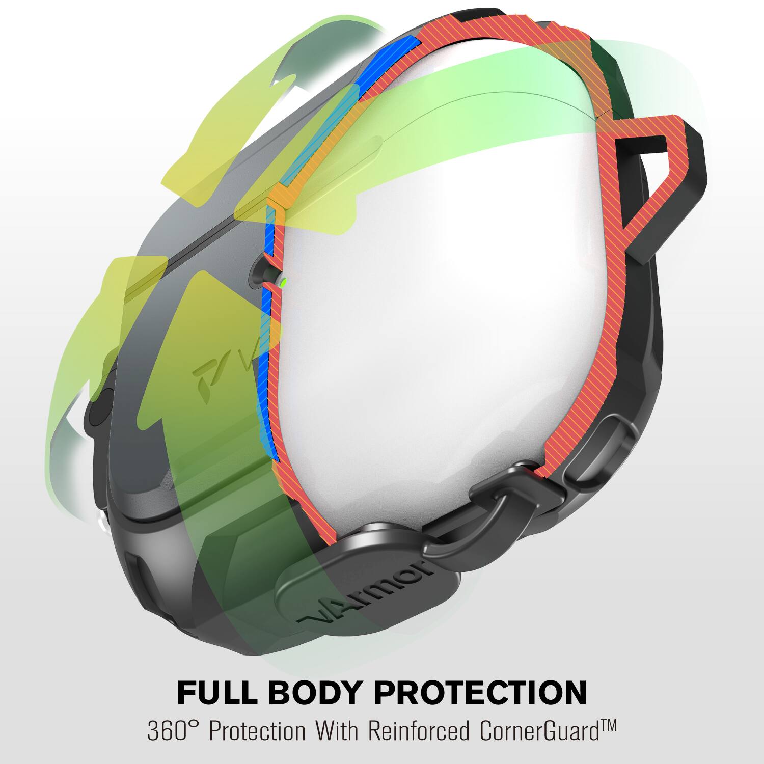 VArmor FULL BODY PROTECTION 360° Protection With Reinforced CornerGuard™