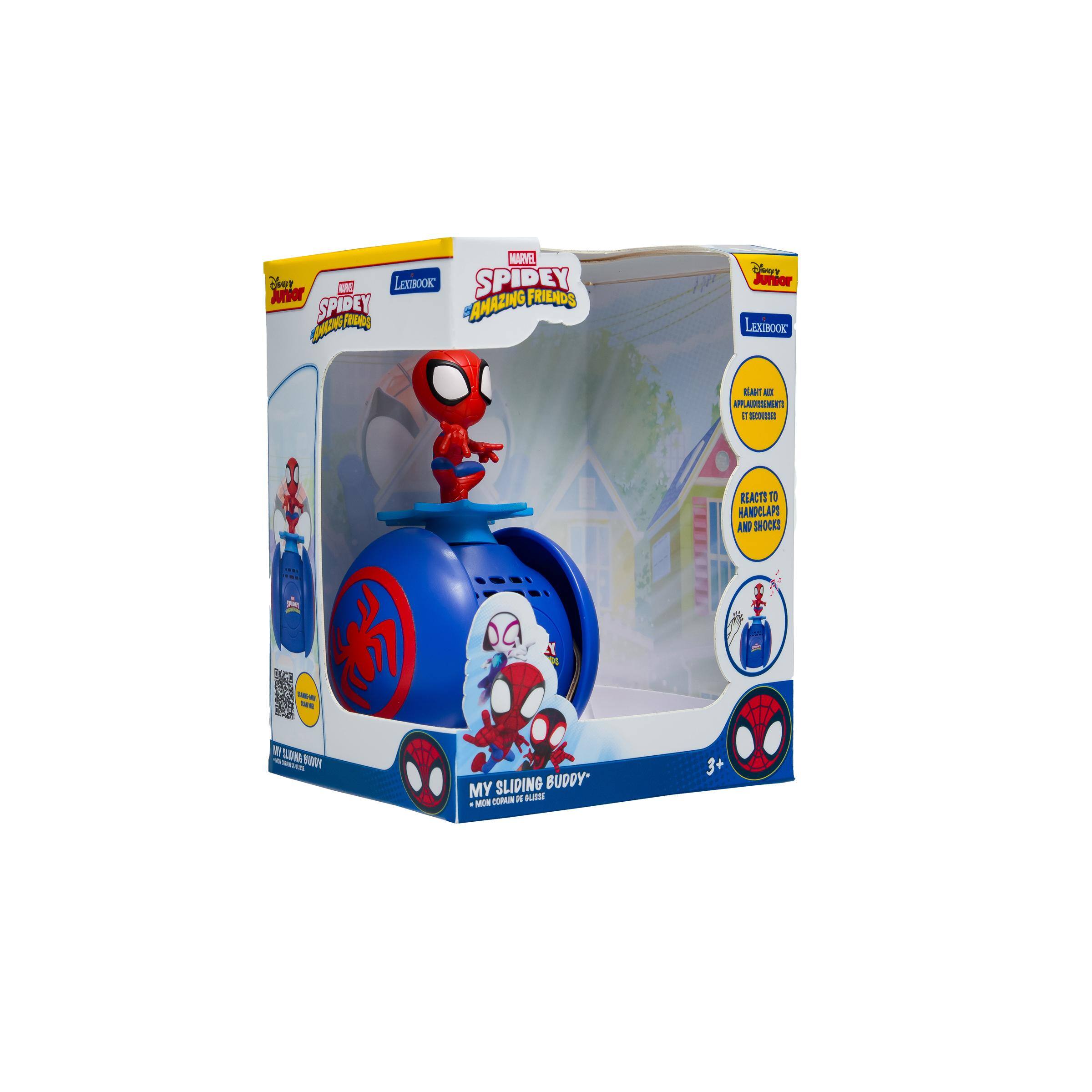 NOVE 1 Aursor tbet 6 LEXBOOK SPIDEY FRIENDS SPIDEY FEGD AMAZING JSGR Oen Junior 3 DOr LEXBOOK ELABT E AASCSMET am 1 - EEACTS T0 HANICLAPS LE DHOCKS -- - W H LI t M MY SLIDING BUDDY* CORAUN . au - MON 3+
