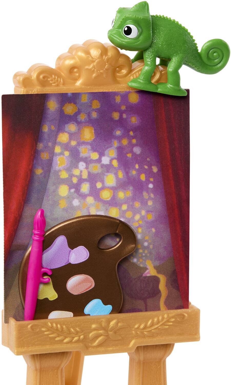 Alt View 3. Mattel - Disney Princess Art Stories: Rapunzel Fashion Doll Set   - COLLECTIBLES - Multicolor.