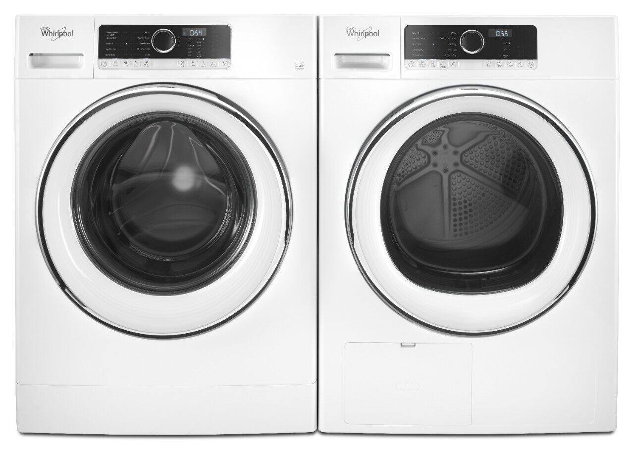 Alt View 17. Whirlpool - 2.3 Cu. Ft. High Efficiency Stackable Front Load Washer with Detergent Dosing Aid - White.