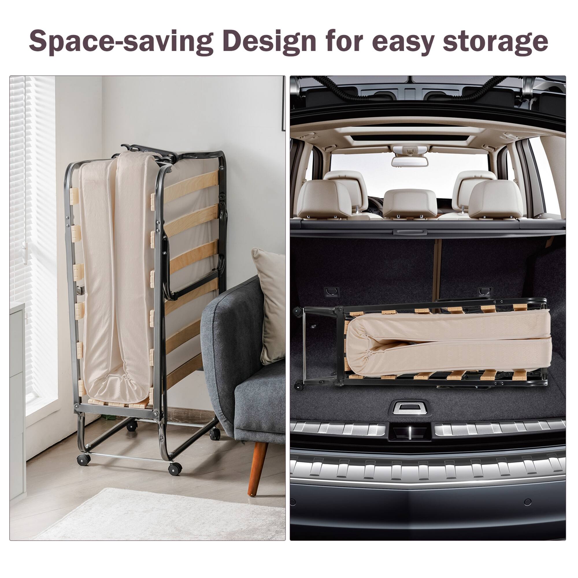 Space-saving Design for easy storage