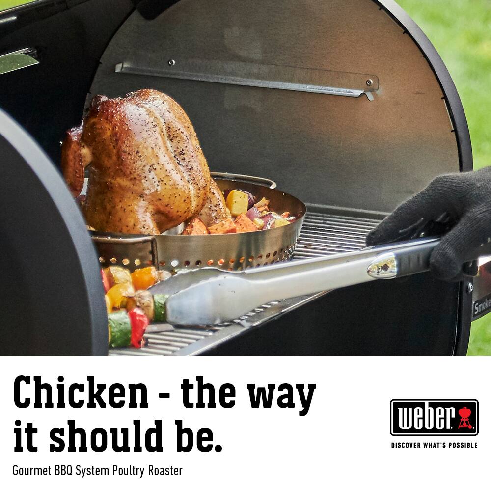 Chicken - the way it should be.

Gourmet BBQ System Poultry Roaster

weber
DISCOVER WHAT'S POSSIBLE