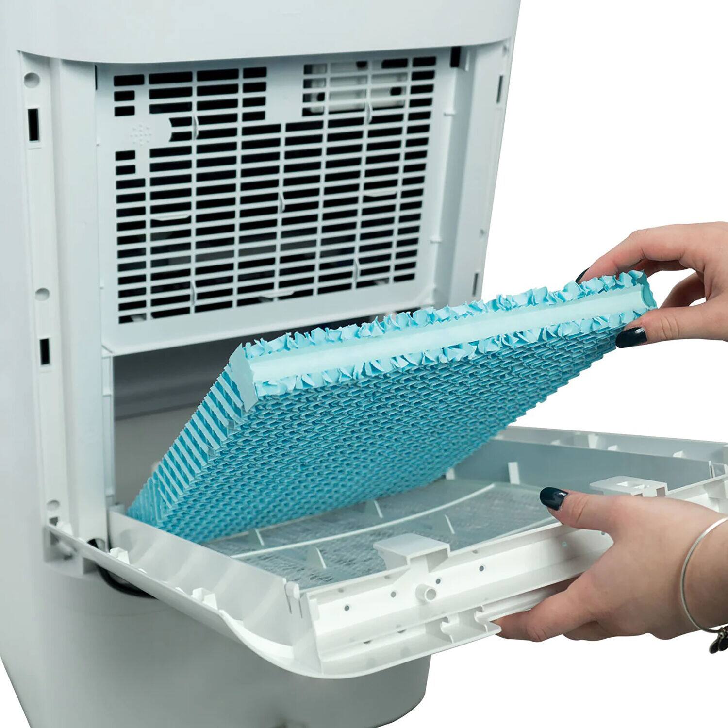 Alt View 1. Perfect Aire - 550 Sq.Ft. 560 CFM Portable Air Conditioner Evaporative Cooler - White.