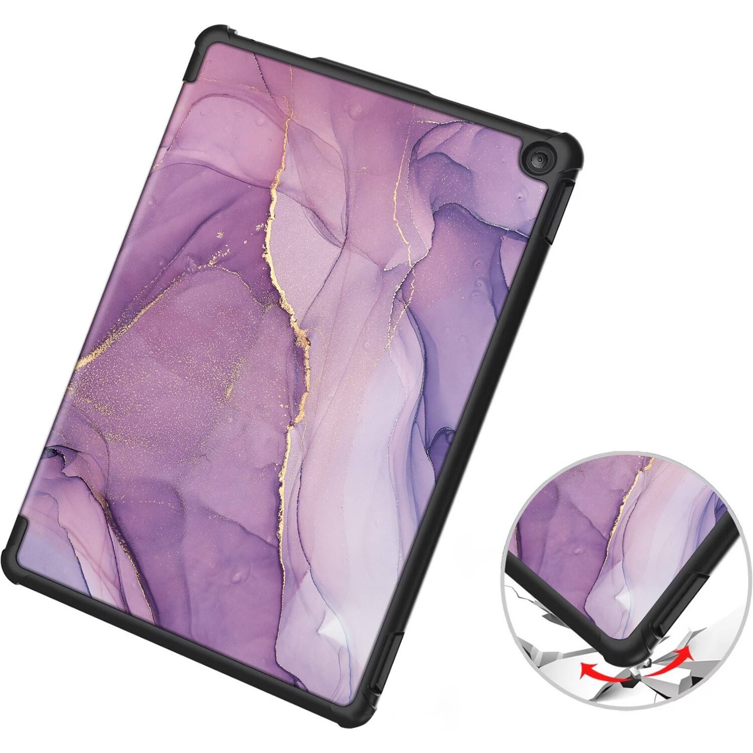 Alt View 16. SaharaCase - Tri-Fold Folio Case for Amazon Fire HD 10 (2023) - Purple.