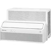 Hisense - 450 Sq. Ft. 12,000 BTU Cooling Window Air Conditioner Inverter - White - Front_Zoom