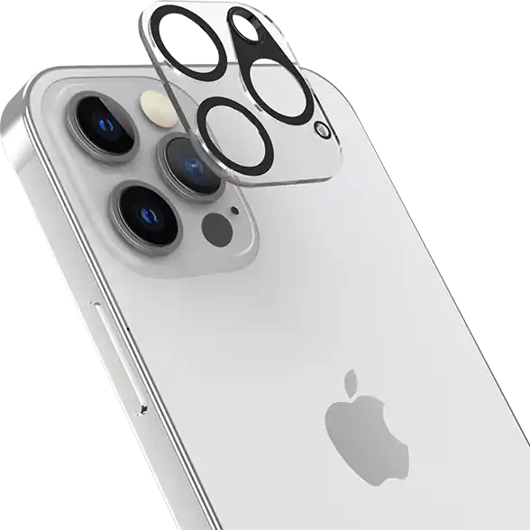 Front. DuraGlass - DuraGlass Glass Camera Screen Protector - iPhone 12 Pro - Clear.