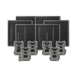 Spypoint - Flex-M Trail Camera 6-Pack with Solar Panels and Card Reader (13 Items)
