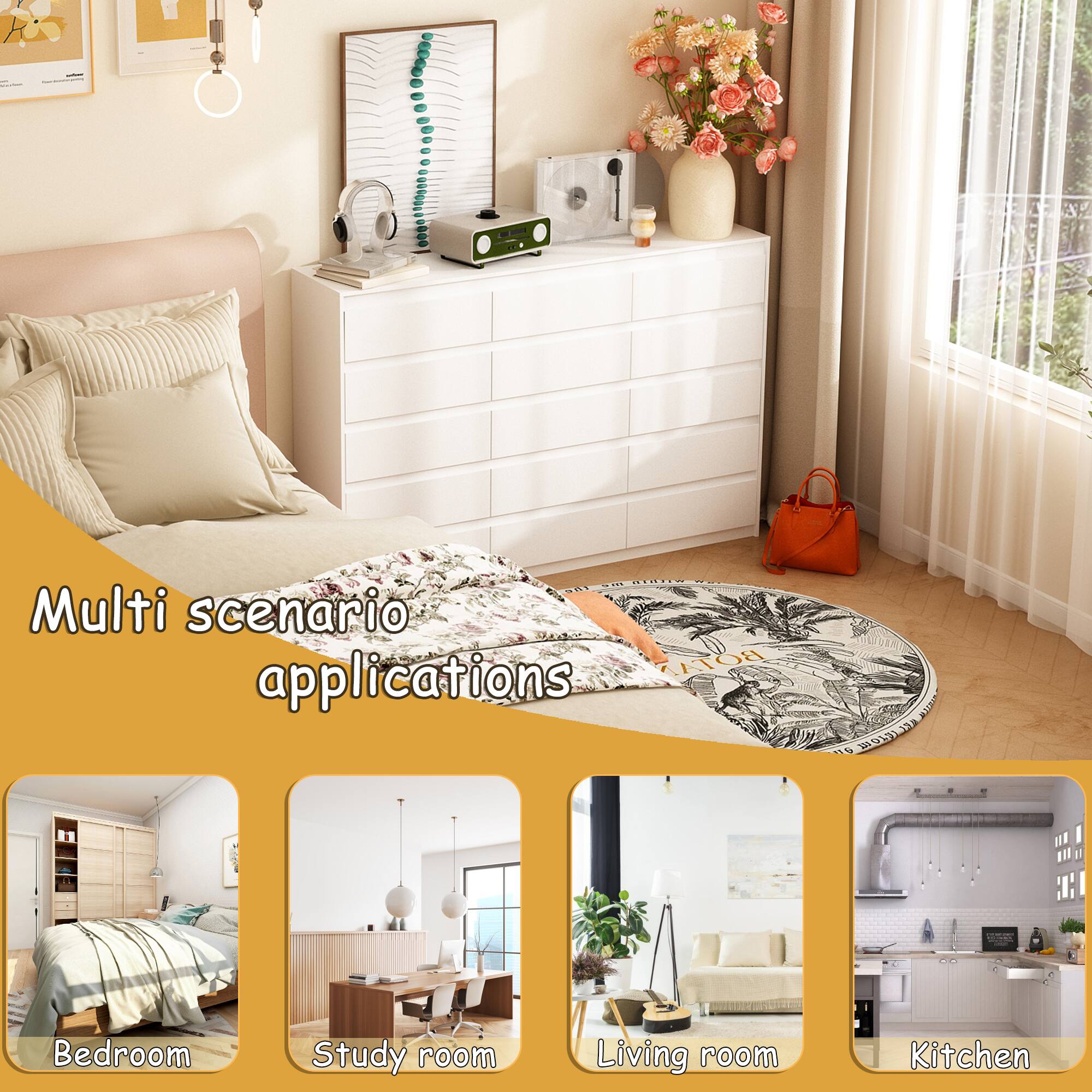 Multi scenario applications
Bedroom
Study room
Living room
Kitchen