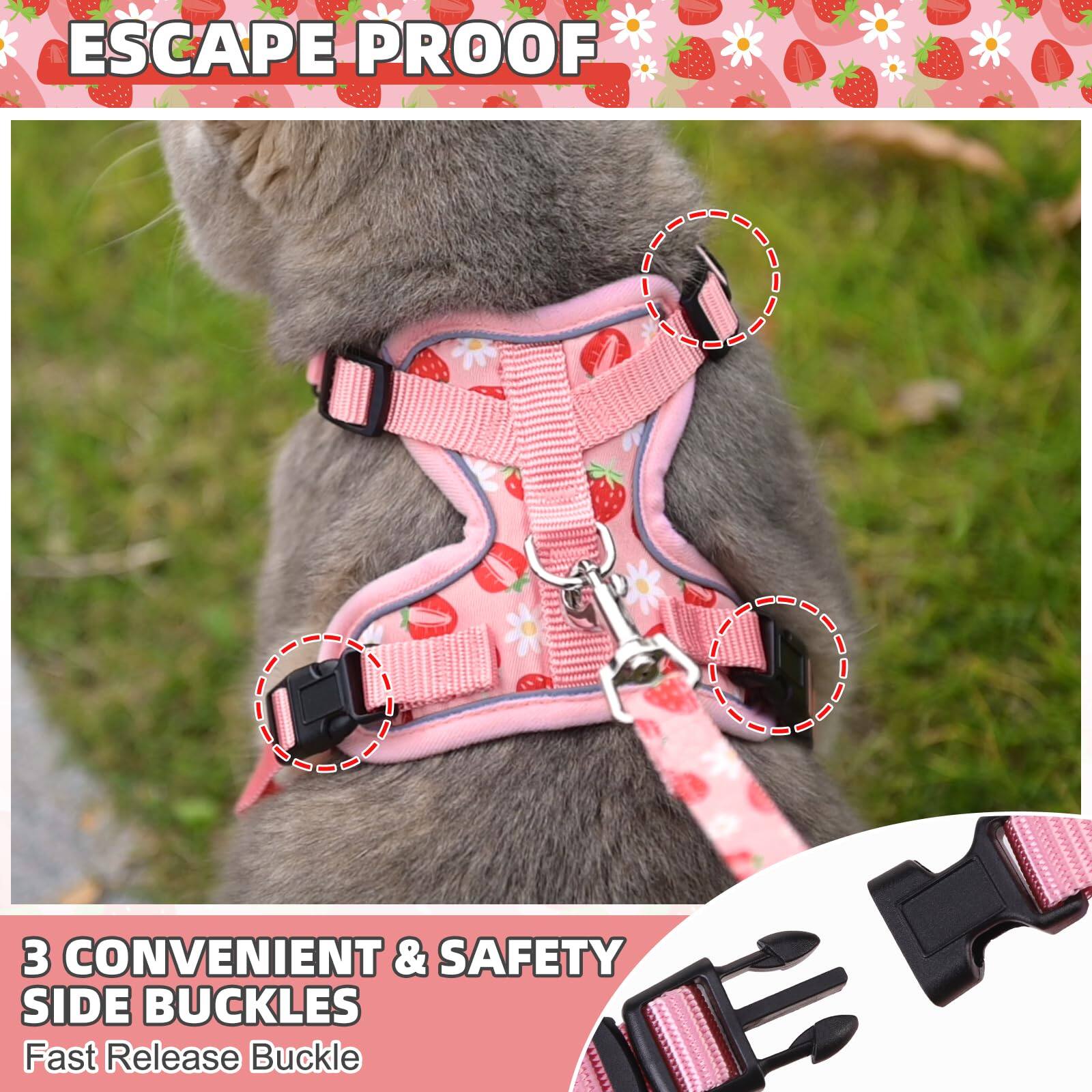 ESCAPE PROOF

3 CONVENIENT & SAFETY SIDE BUCKLES
Fast Release Buckle