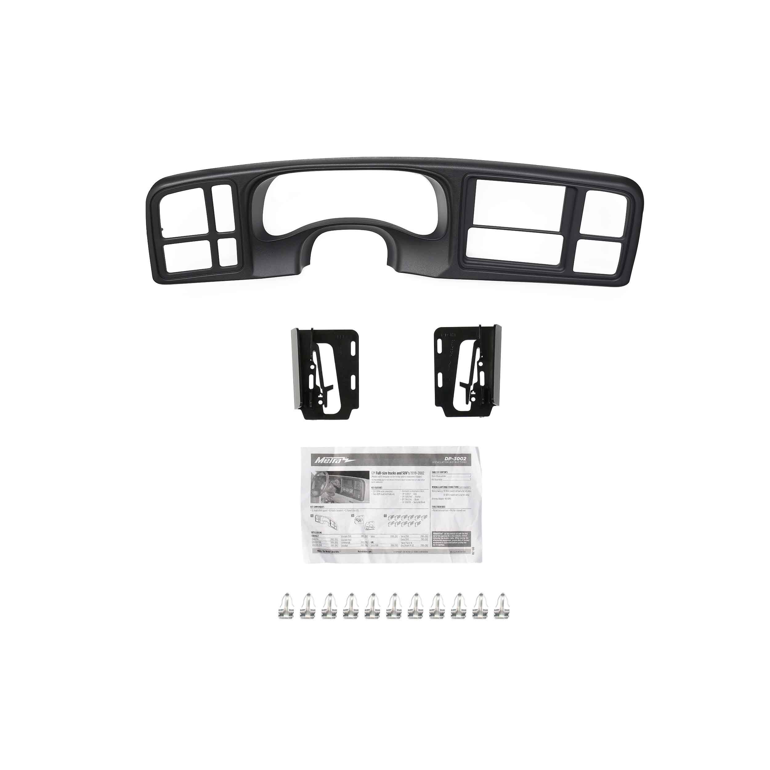 Alt View 14. Metra - Dash Kit for Select 1999-2002 Chevrolet and GMC Vehicles - Gray.