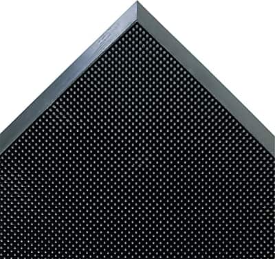 Front. Crown - Mat-A-Dor? Rubber Entrance/Scraper Mat, 32"L x 24"W - Black.
