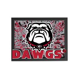 Sporticulture - Georgia Bulldogs 14" x 18" Framed 3D Lenticular Art - Red
