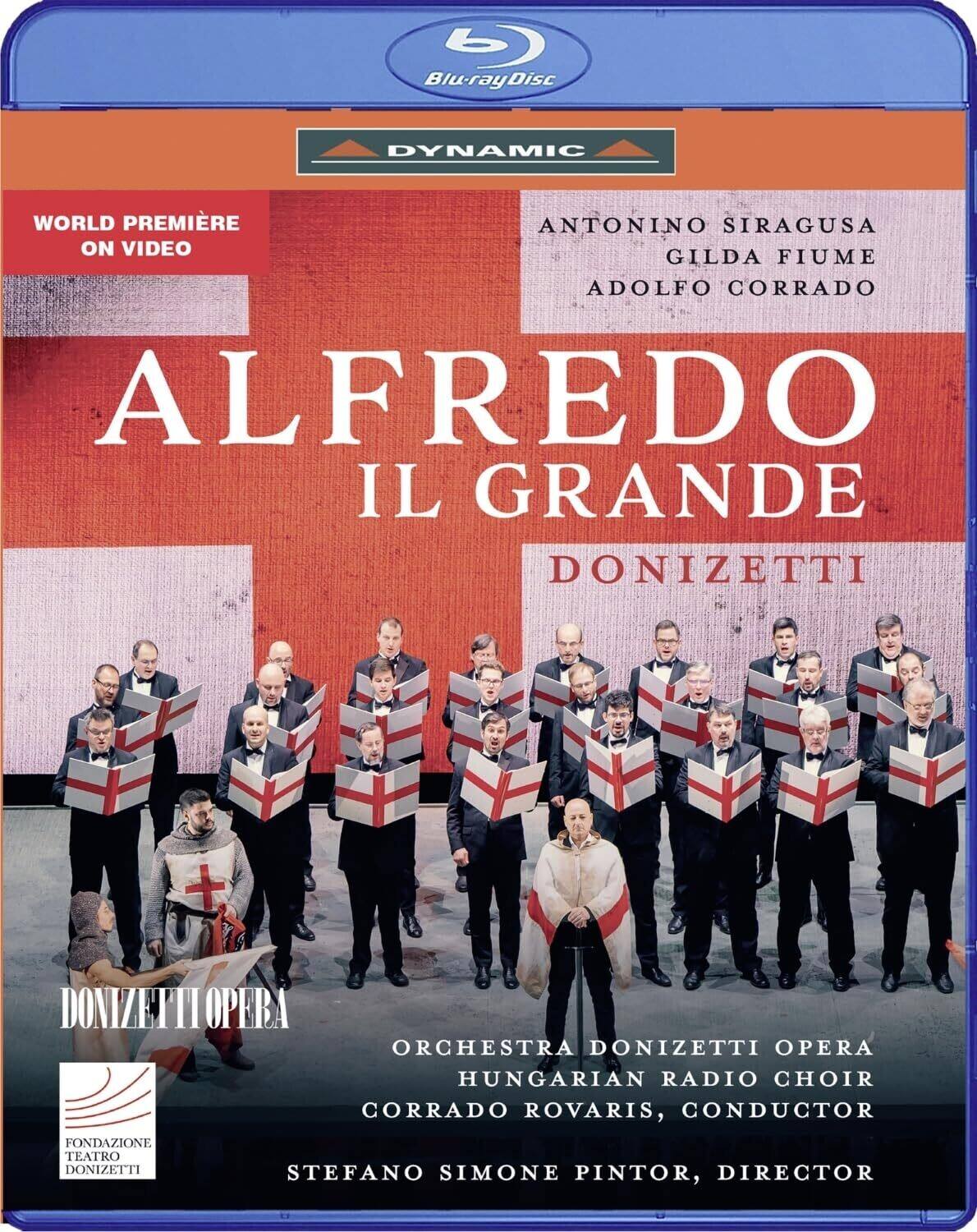 Front. Stefano Simone Pintor - Donizetti: Alfredo il Grande - BLU-RAY.