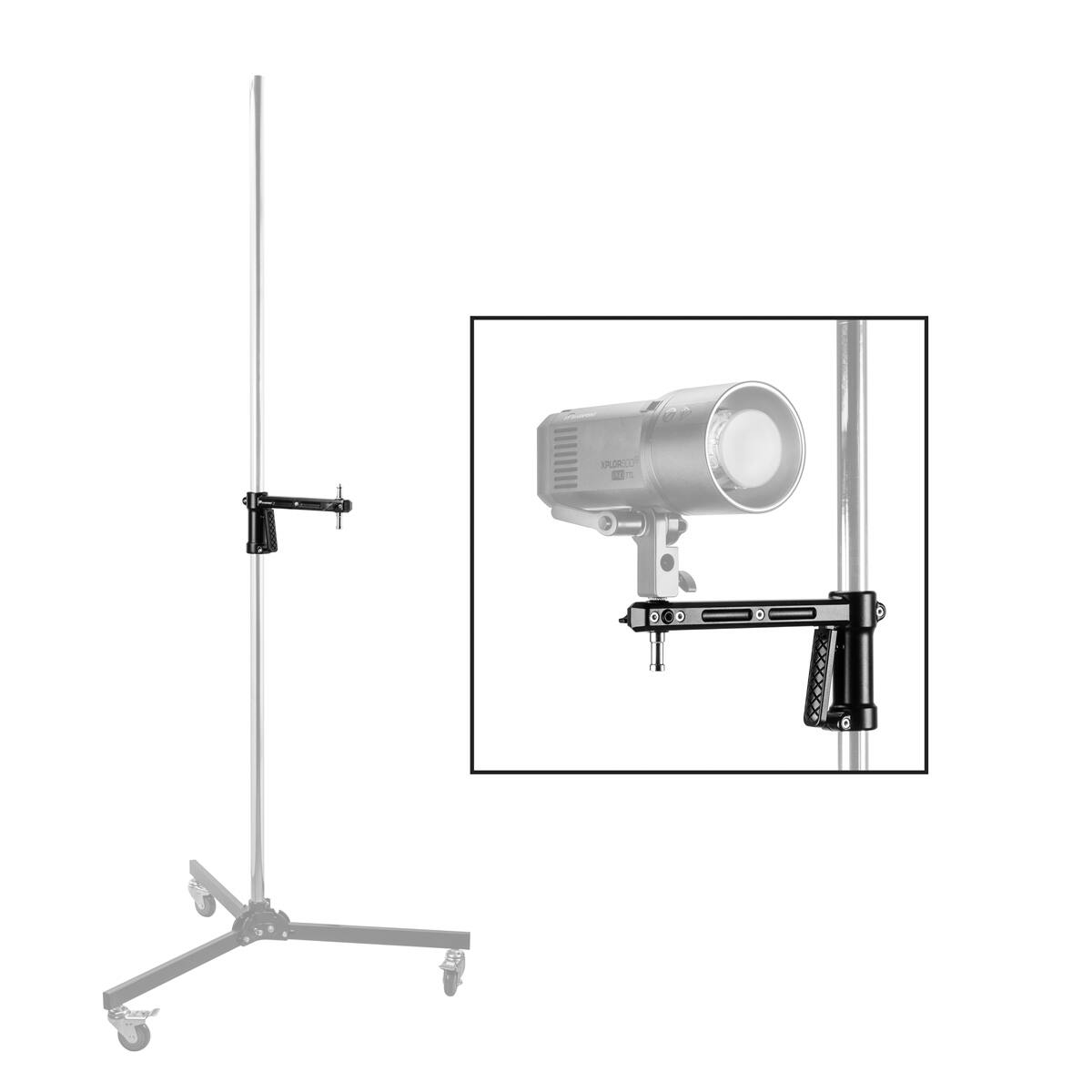 Alt View 3. Flashpoint - Flashpoint Pistol Grip for Pistol Grip Stand.