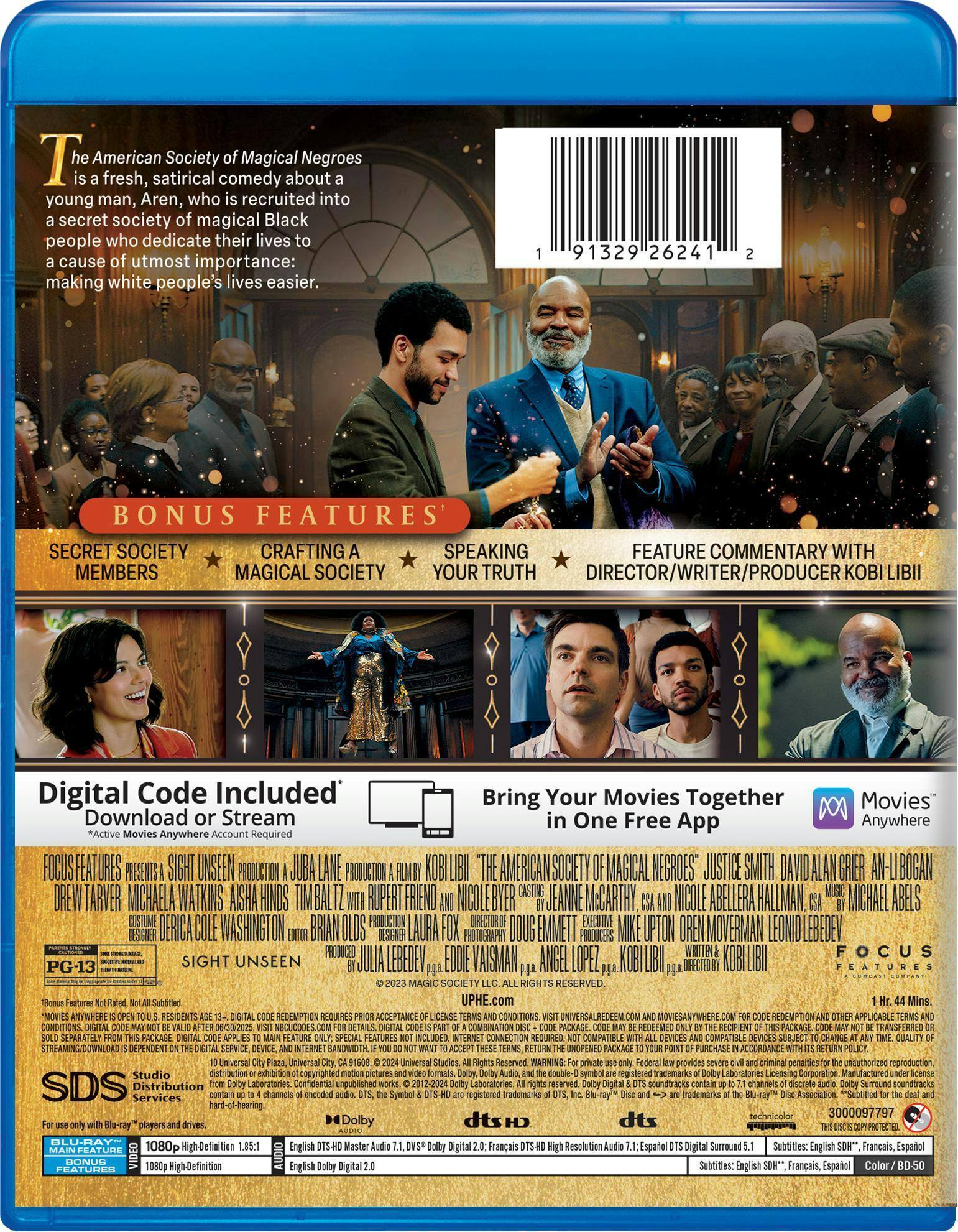 Back. The American Society of Magical Negroes - Collector's Edition Blu-ray + Digital [Blu-ray].