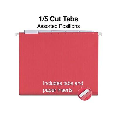 1/5 Cut Tabs  
Assorted Positions  

Includes tabs and paper inserts