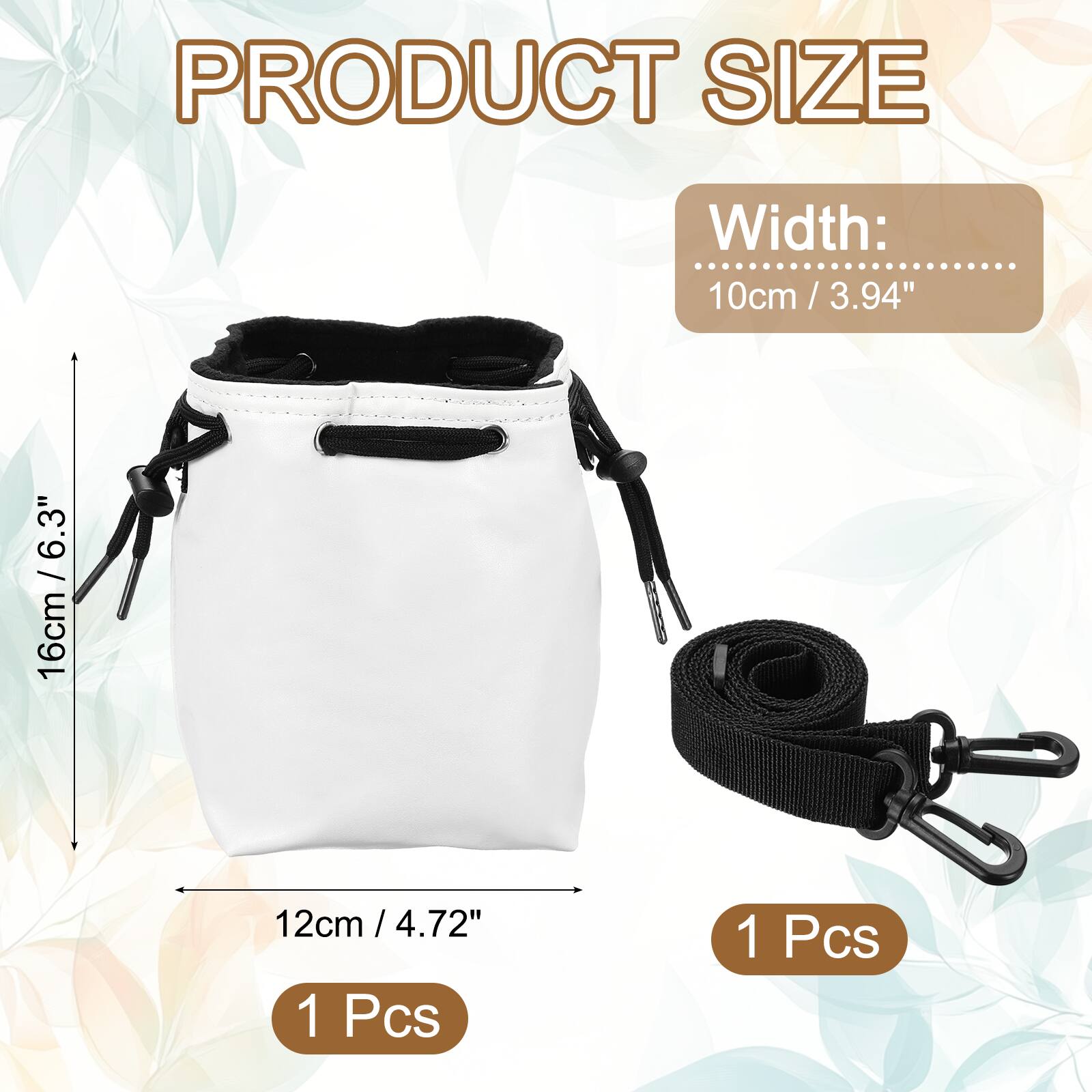 PRODUCT SIZE

Width: 10cm / 3.94"

16cm / 6.3"

12cm / 4.72"

1 Pcs

1 Pcs