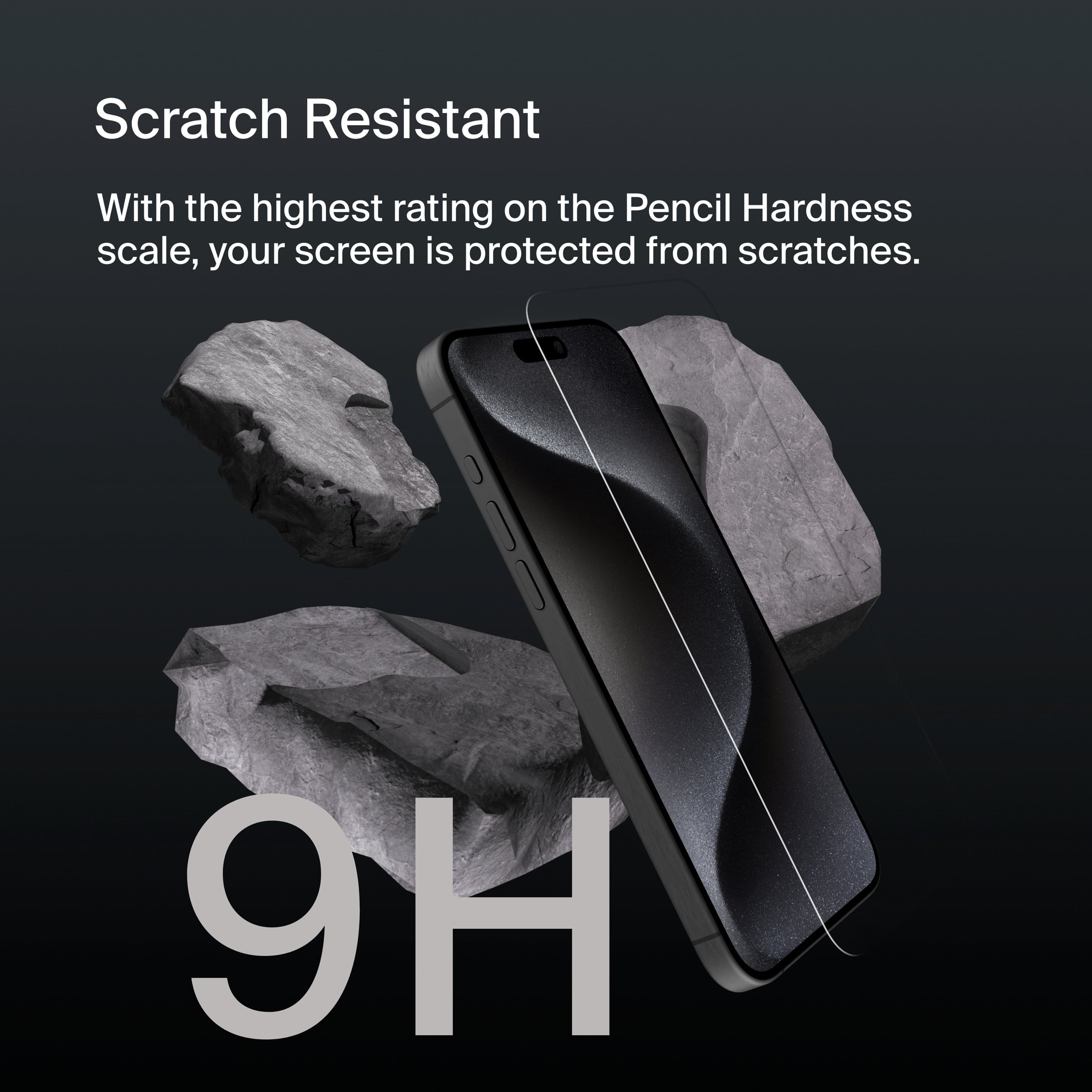 Scratch Resistant: With the highest rating on the Pencil Hardness scale, your screen is protected from scratches. 9H
