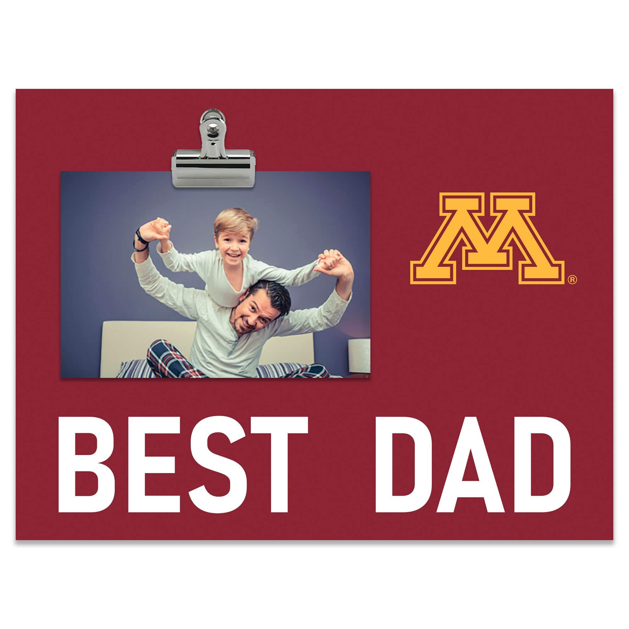"Fan Creations - Minnesota Golden Gophers 8"" x 10.5"" Briteline Best Dad Clip Frame - Multicolor" price history on PriceWatchPro