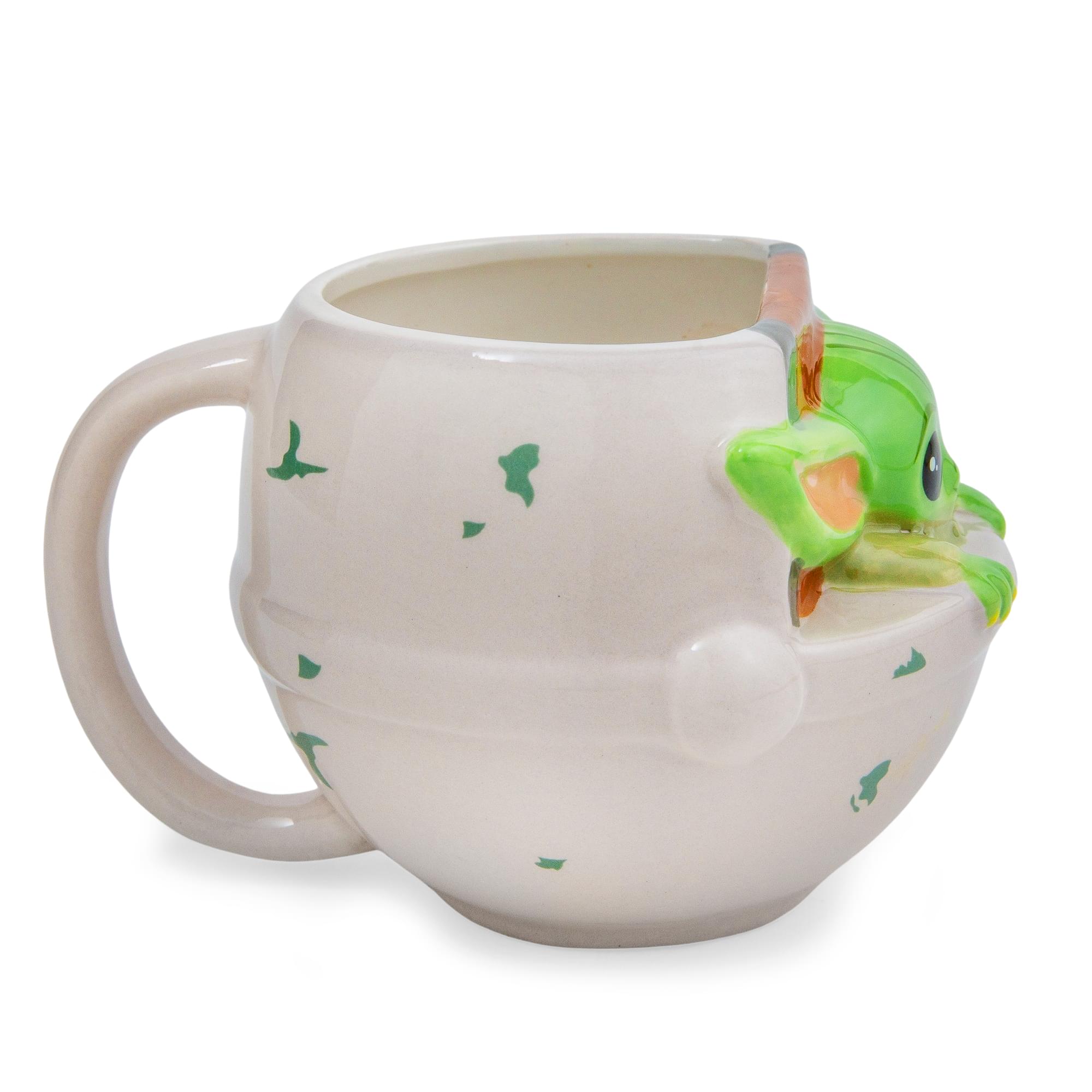 Alt View 10. Silver Buffalo - Star Wars: The Mandalorian The Child Sculpted Ceramic Mug | Holds 20 Ounces - Green.