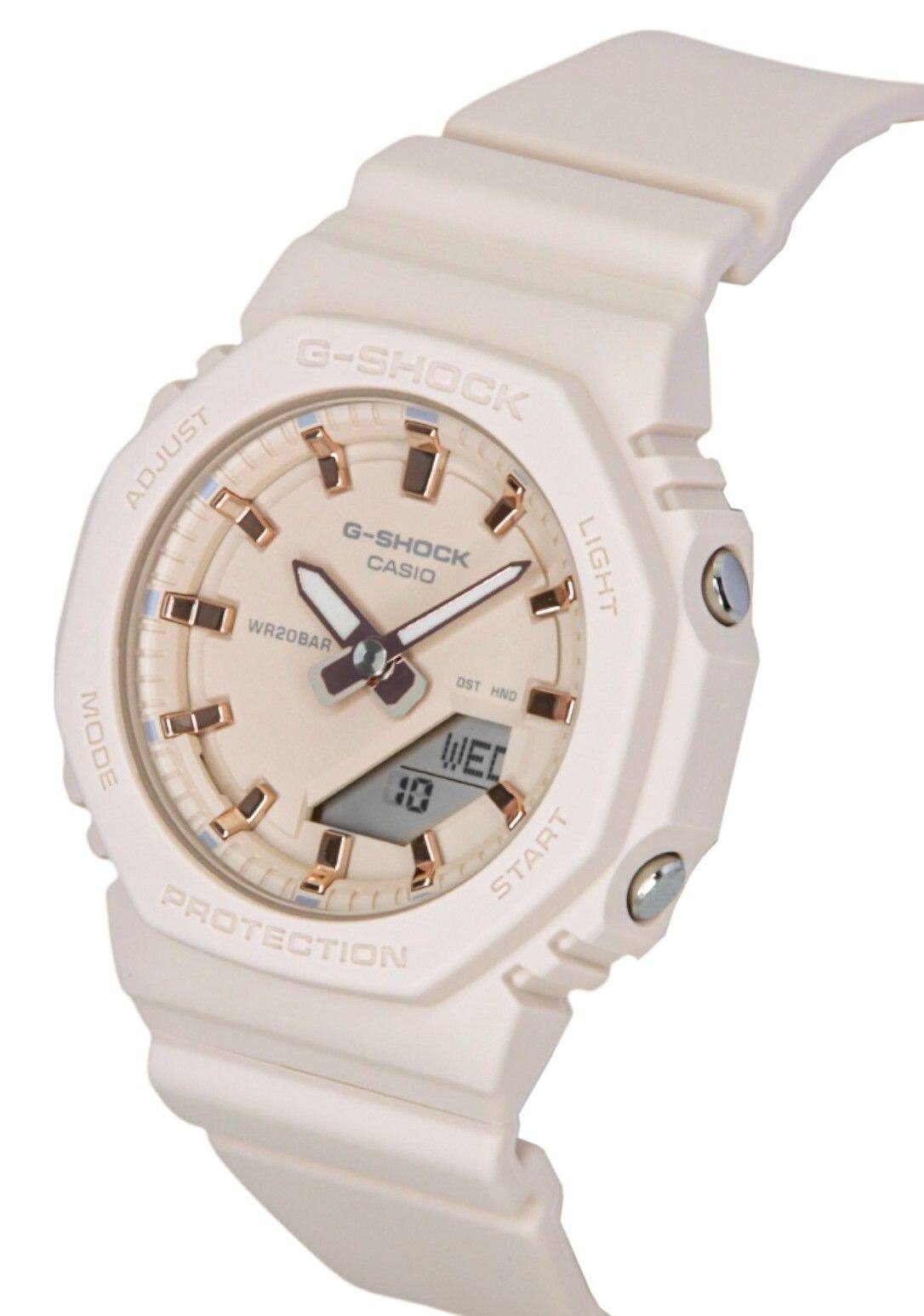 G-SHOCK ADJUST G-SHOCK CASIO LIGHT WR20BAR DST HND MODE WED 10 START PROTECTION