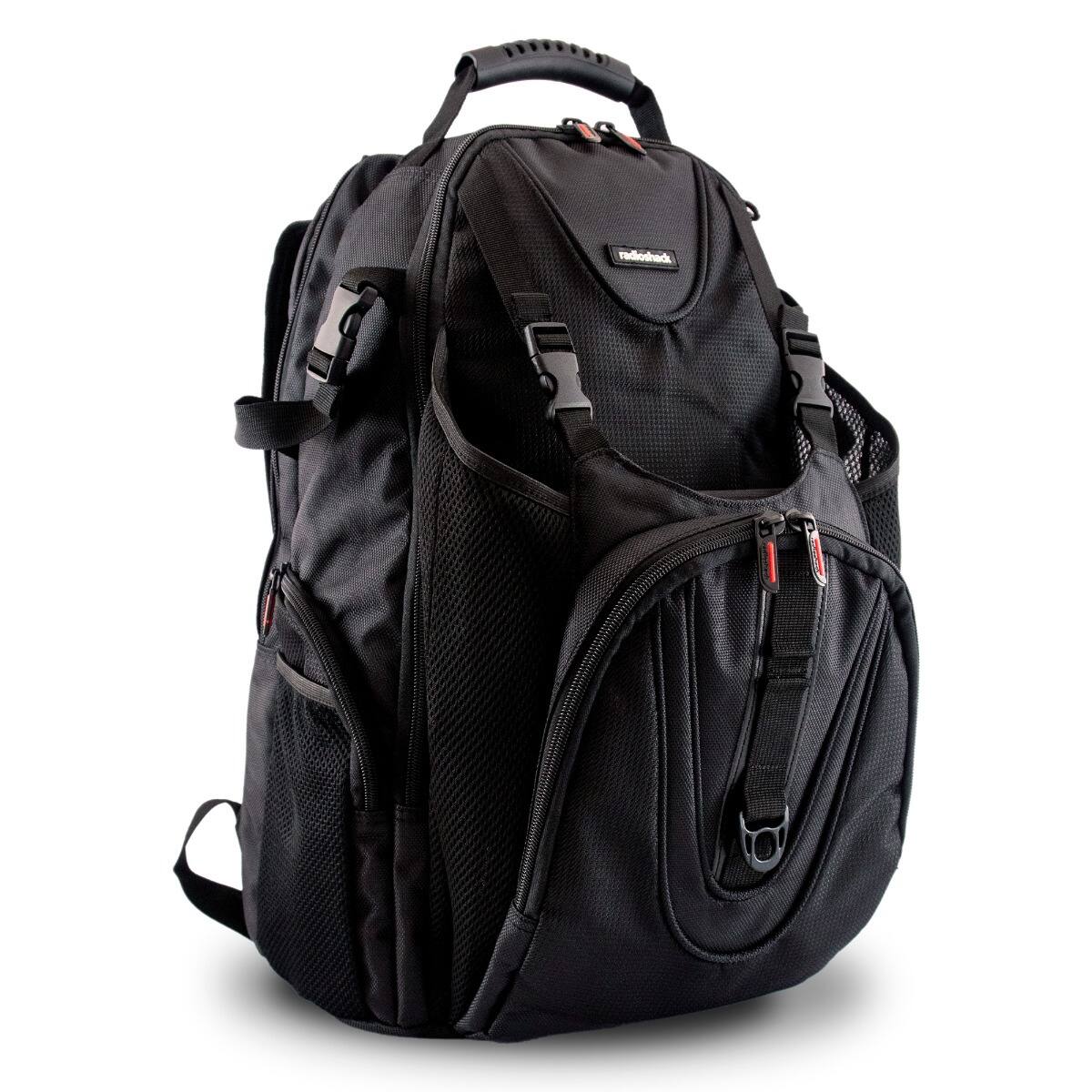 Left. RadioShack - RadioShack Multifunction2- 15.6" Laptop backpack 2606013 - Black.