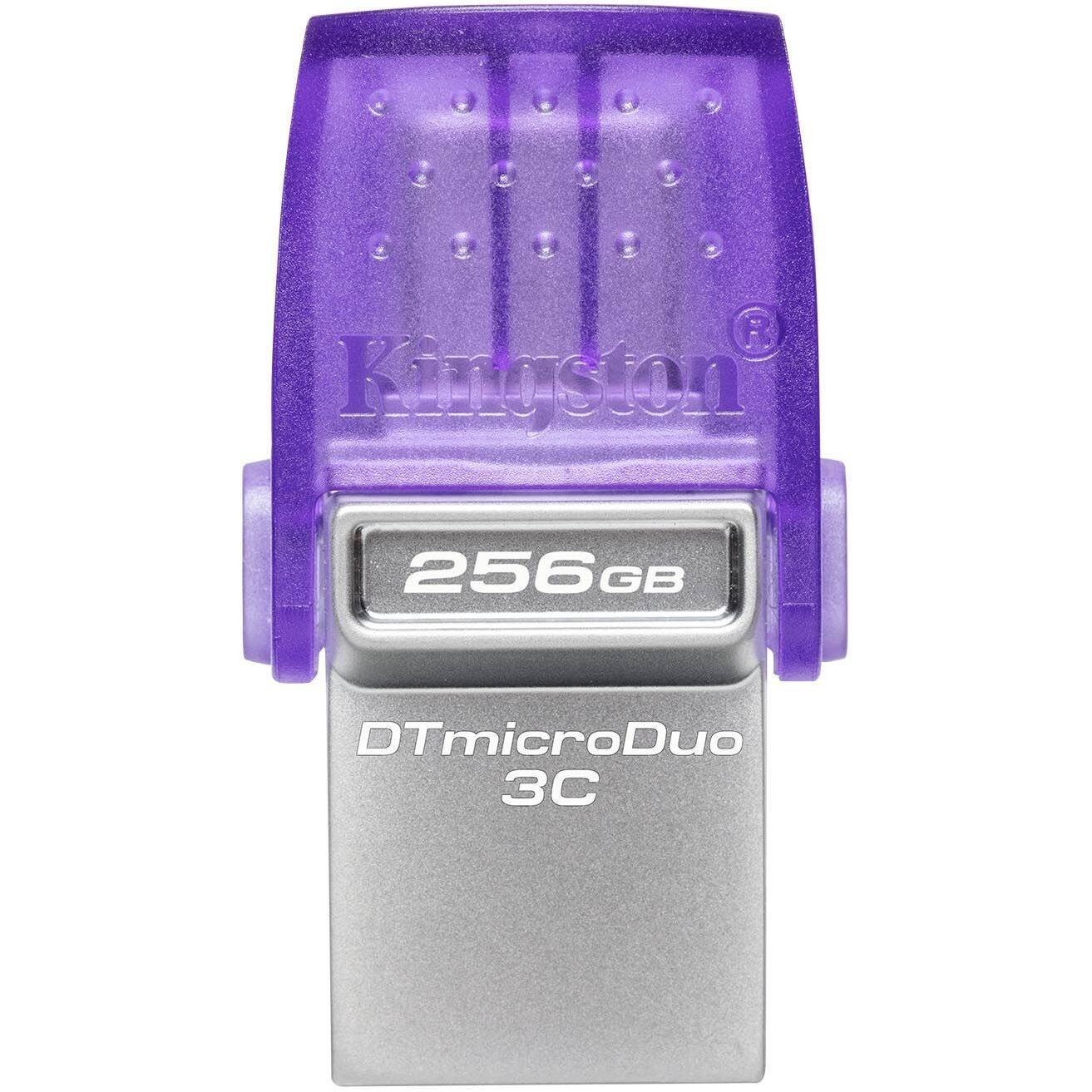 Kingston DataTraveler microDuo 3C USB Flash Drive 256 GB USB 3.2
