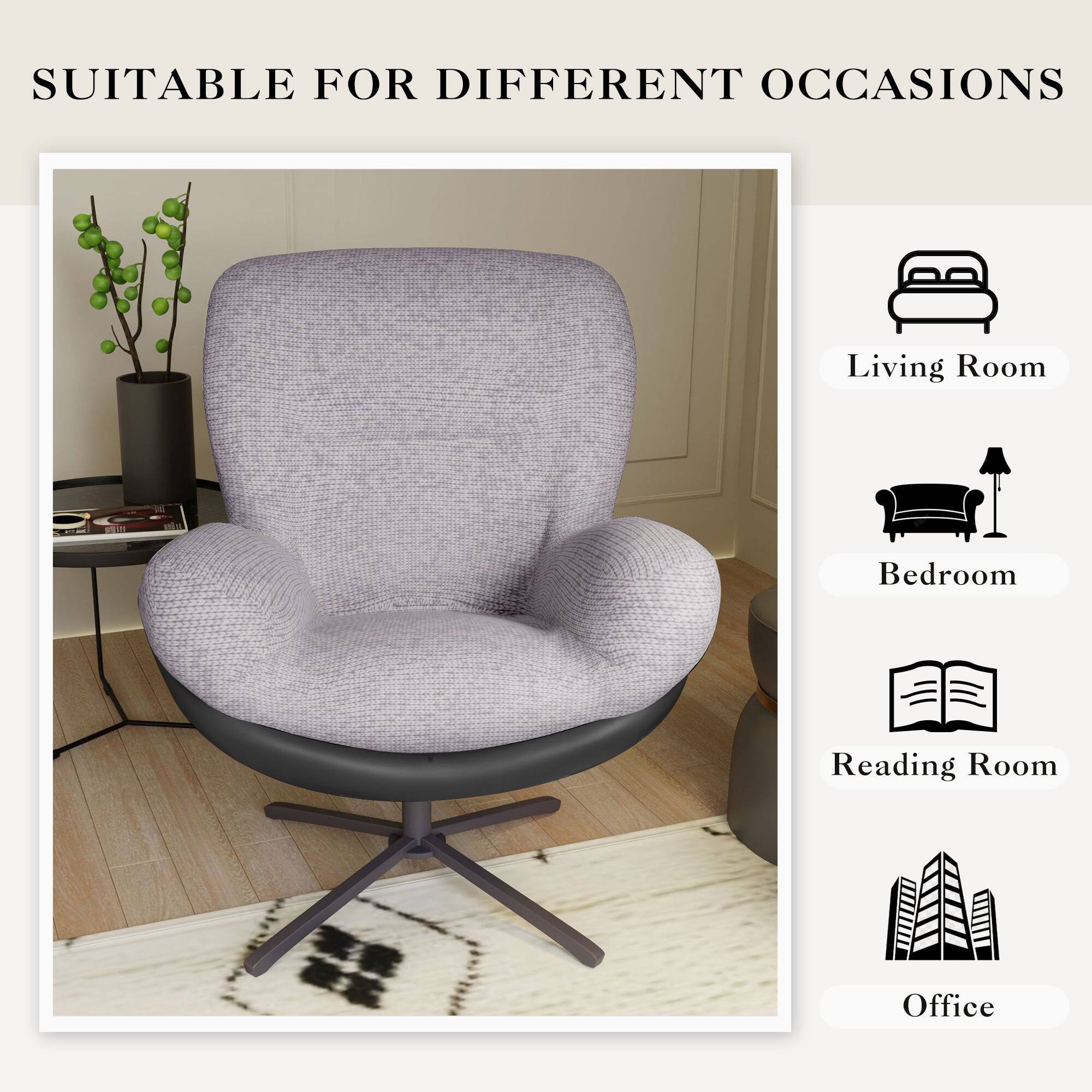 SUITABLE FOR DIFFERENT OCCASIONS

Living Room  
Bedroom  
Reading Room  
Office