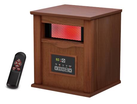 Front. TMWINGS - Indoor Portable Space Heater with Remote, 12H Timer, 3 Heat Settings, Thermostat.