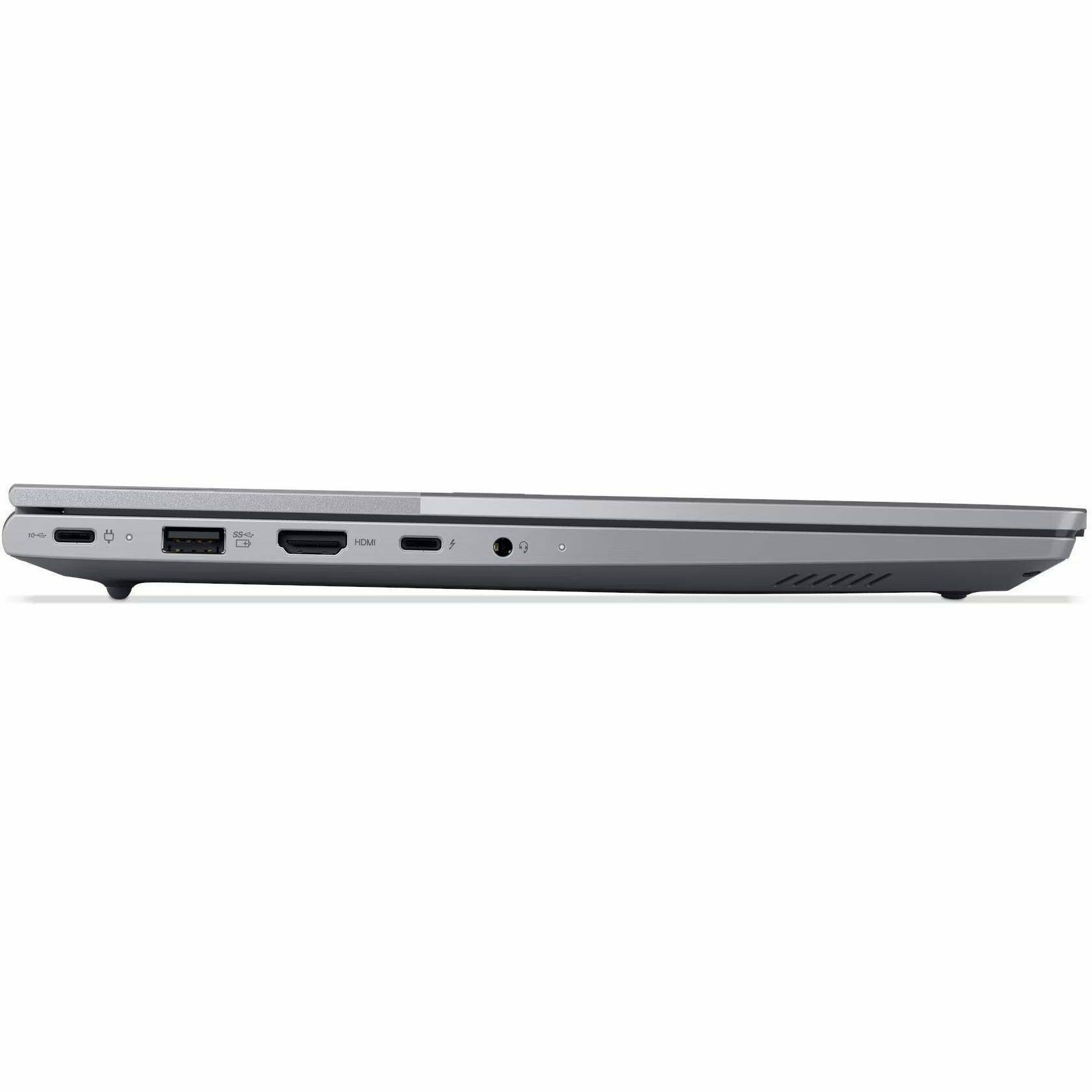 Alt View 4. Lenovo - Lenovo ThinkBook 14 G9 IRL 21UY0006US 14" Touchscreen Notebook - WUXGA - Intel Core 5 2nd Gen 210H - 16 GB - 512 GB SSD - Arctic Gray.