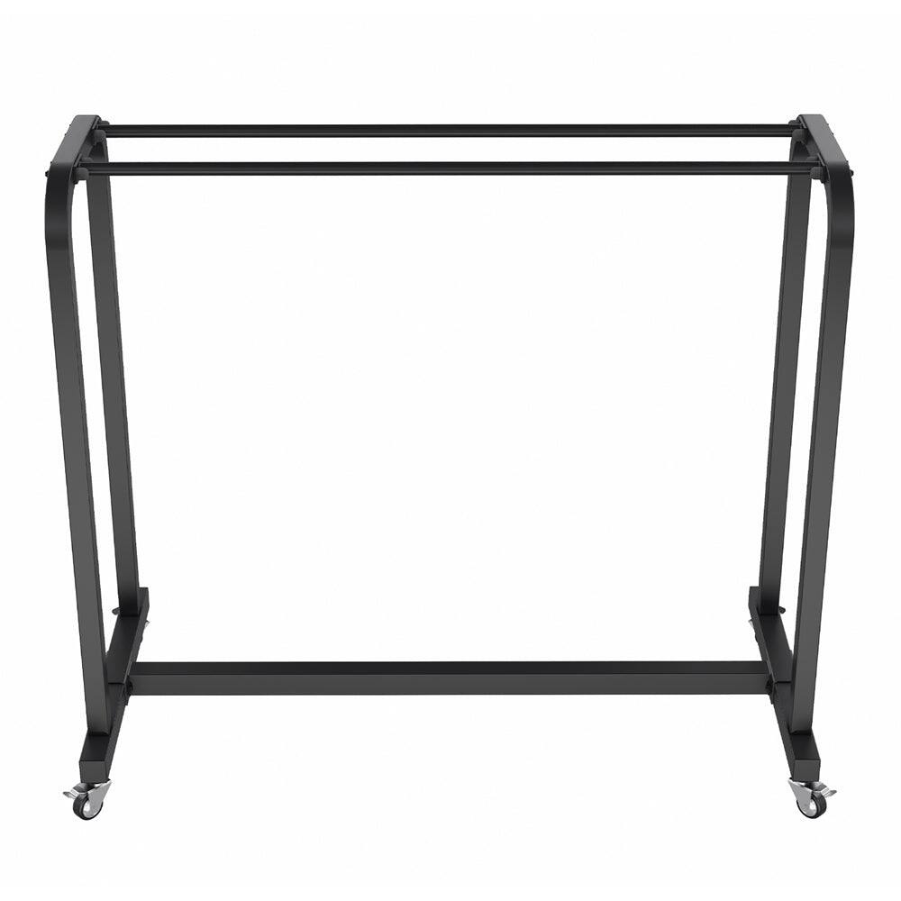 Alt View 1. Power Systems - Yoga Mat Rack – Mobile Cart Holds 60–120 Mats for Easy Storage - Black.