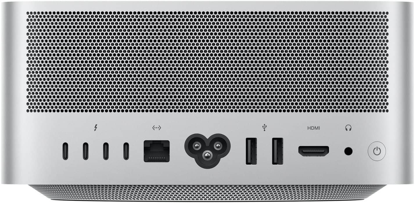 Alt View 2. Apple - Certified Refurbished Mac Studio - M1 Max 10-Core CPU - 32GB Memory - 24-Core GPU - 512GB SSD - Silver.