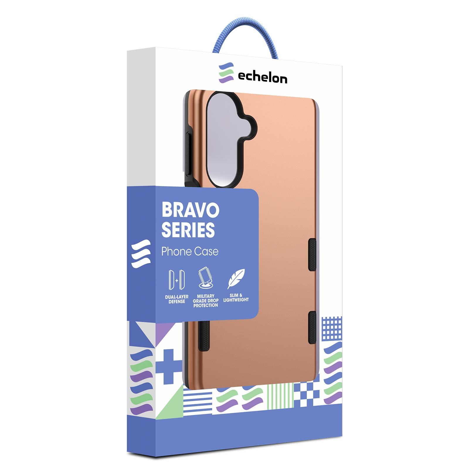 echelon 1 BRAVO SERIES Phone Case DUAL-LAYER MILITARY DROP PROTECTION + LIGHTWEIGHT