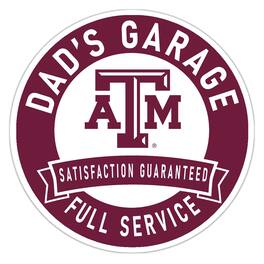 Fan Creations - Texas A&M Aggies 16" Dad's Garage Wood Sign - Multicolor
