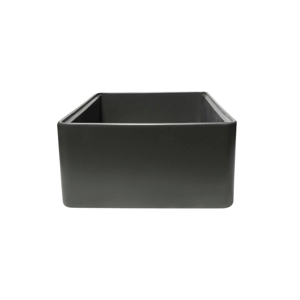 Alt View 4. Alfi - ALFI brand Grey Matte Workstation 30 x 20 Single Bowl Step Rim Fireclay Farm Sink - Gray.