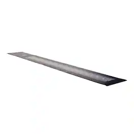 Power Systems - Long Jump Distance Tester Mat Portable, Cushioned Flex Rubber Mat - Black