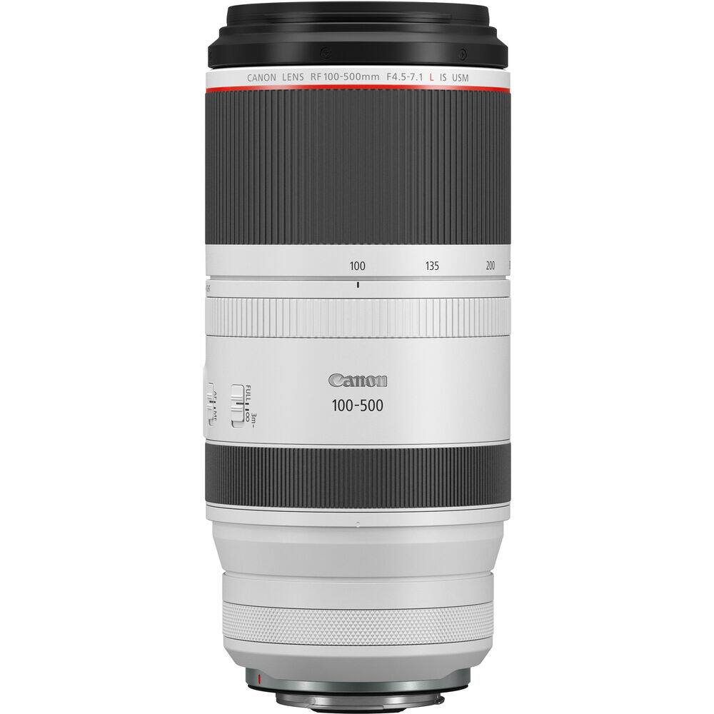 CANON LENS RF100-500mm RF F4.5-7.1 L IS USM  
100 135 200  
Canon 100-500  
FULLY