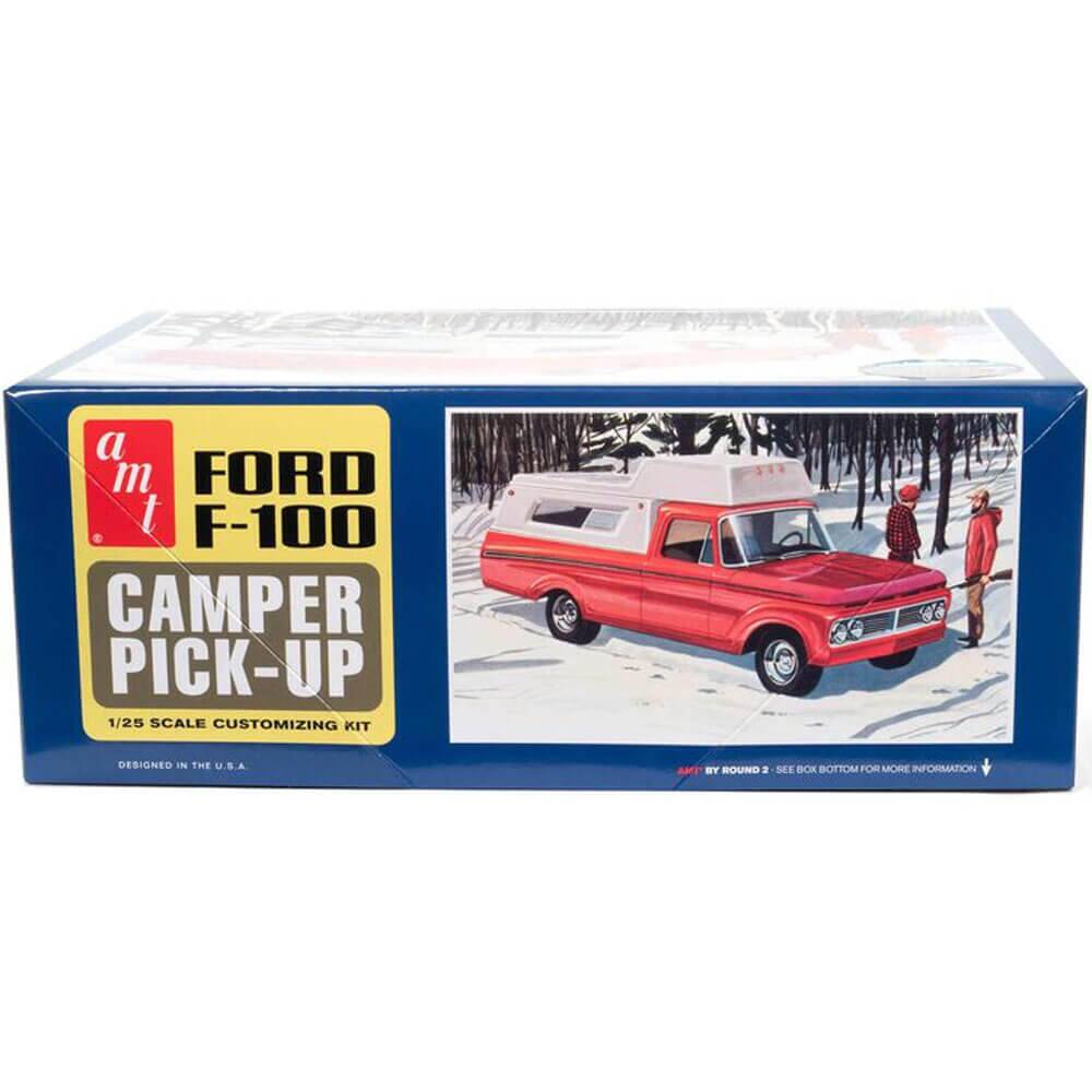 a m t  
FORD F-100  
CAMPER PICK-UP  
1/25 SCALE CUSTOMIZING KIT  
DESIGNED IN THE U.S.A.  
ANT BY ROUND 2 - SEE BOX BOTTOM FOR MORE INFORMATION