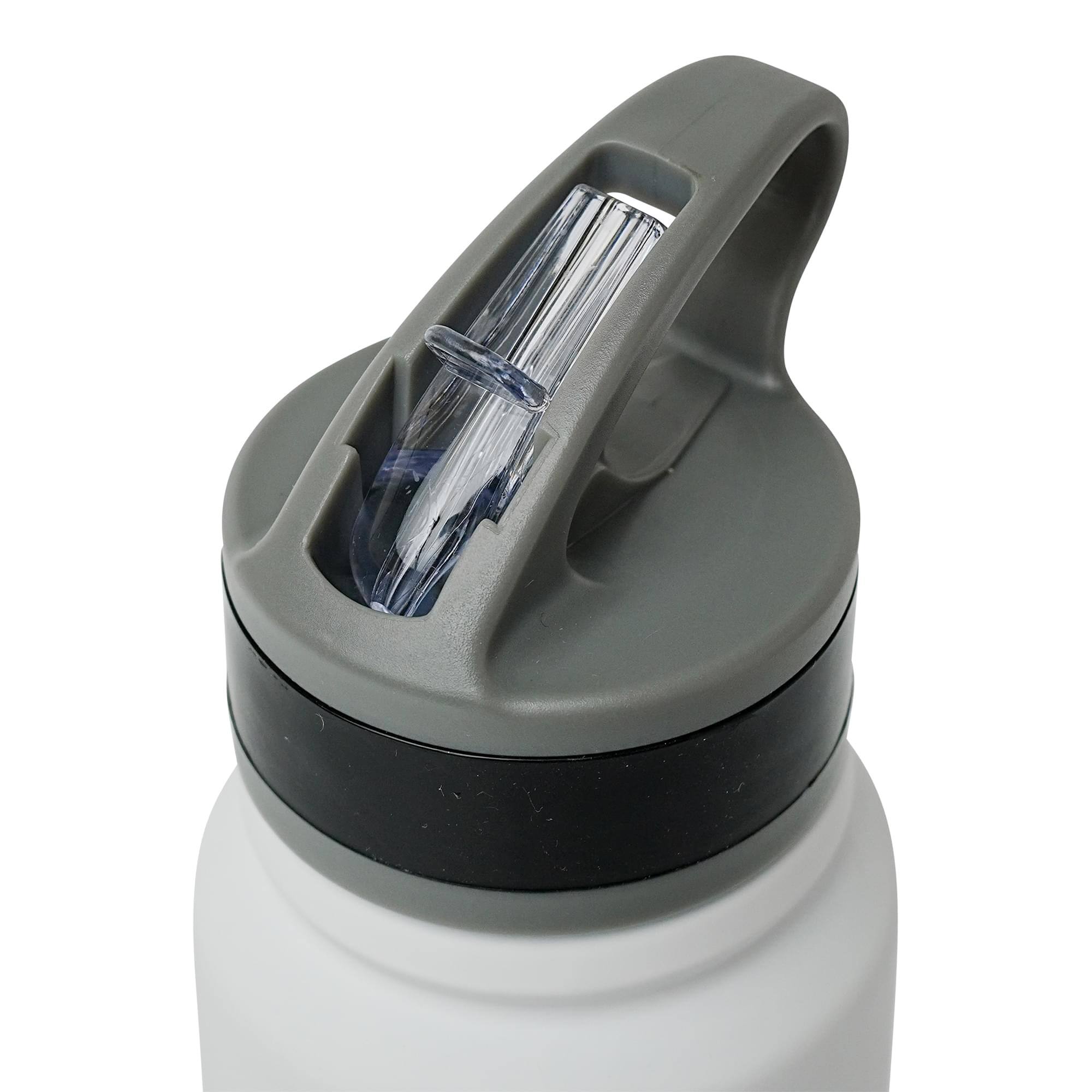 Alt View 4. Logo Brands - Dallas Cowboys Hype 25-Ounce Stainless Steel Flip-Top NFL Water Bottle - Multi-Colored.