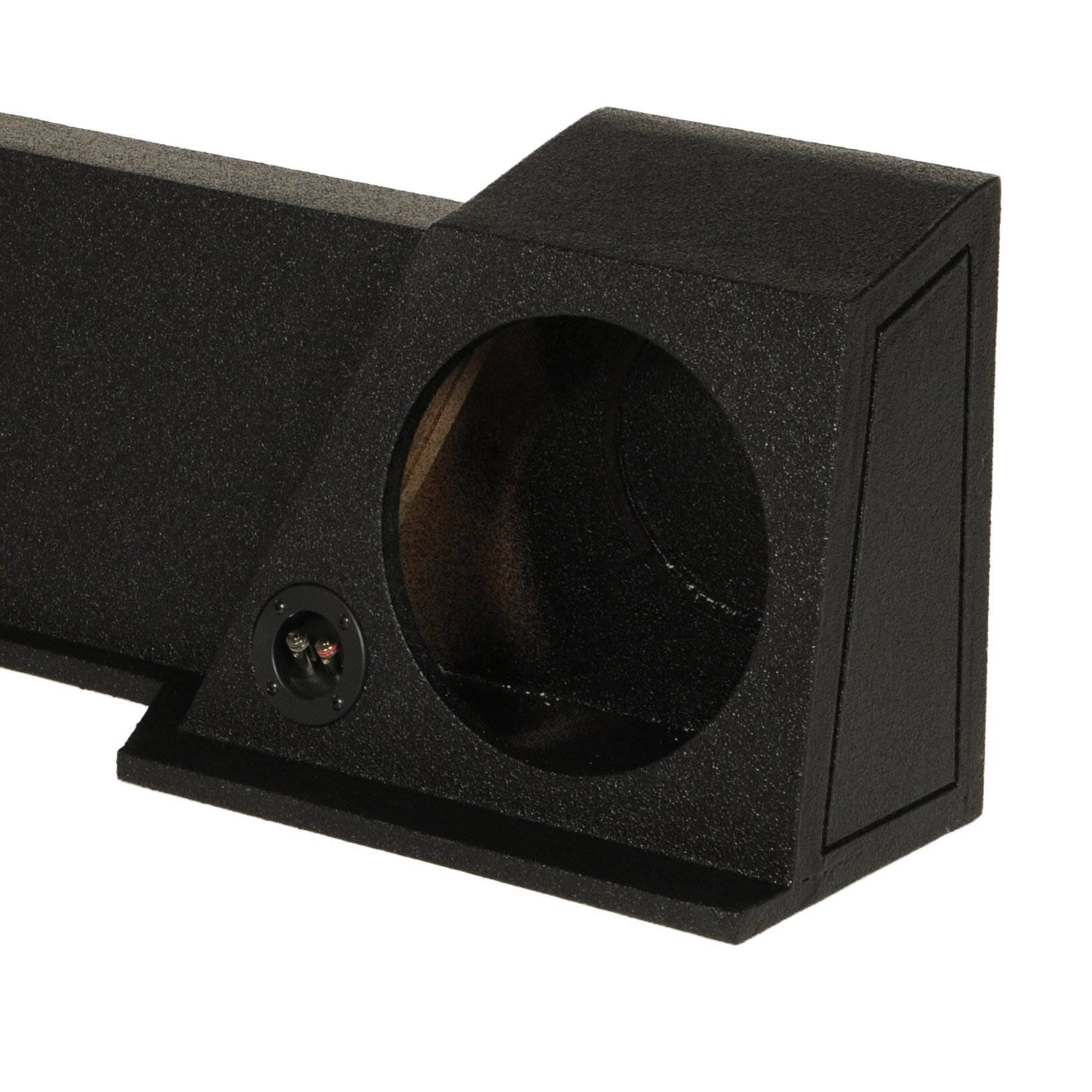 Alt View 4. QPower - QPower Dual 10" Sub Box for Chevy Silverado XCab and GMC Sierra XCab 2007-2013.