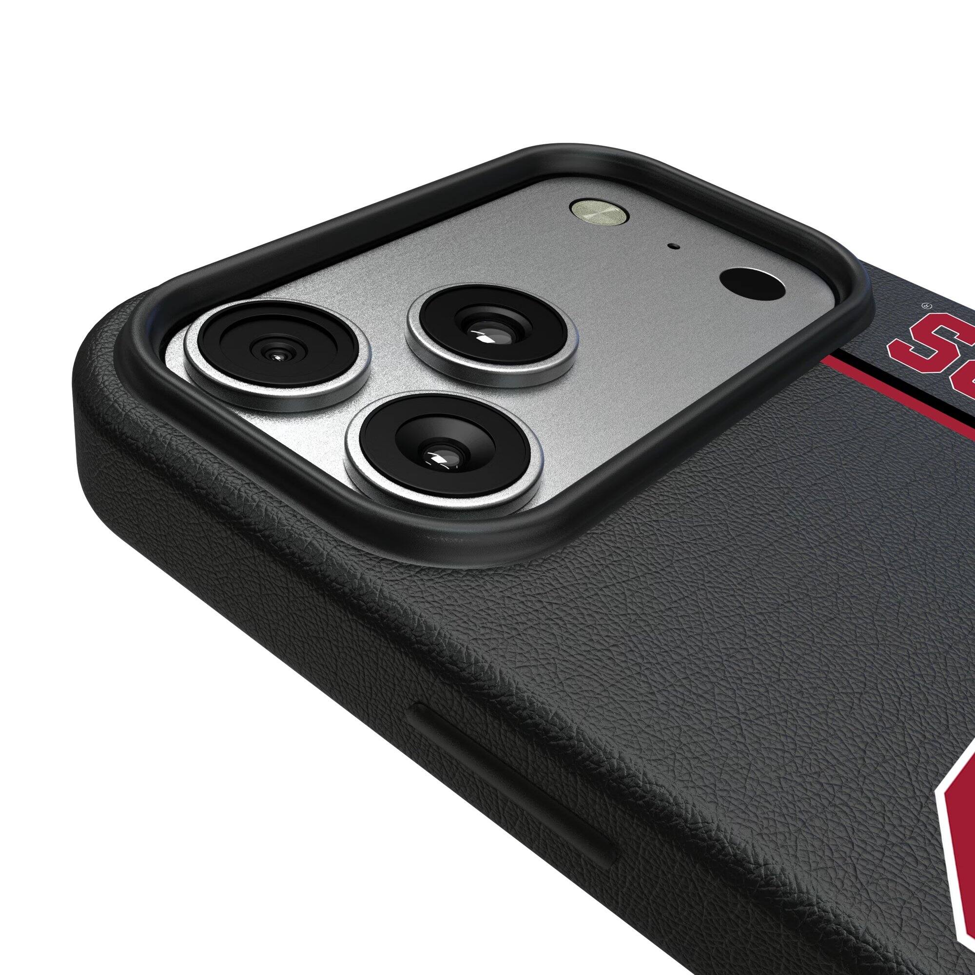 Alt View 2. Keyscaper - Oklahoma Sooners iPhone Magnetic Bump Case - 16 Plus - Black.