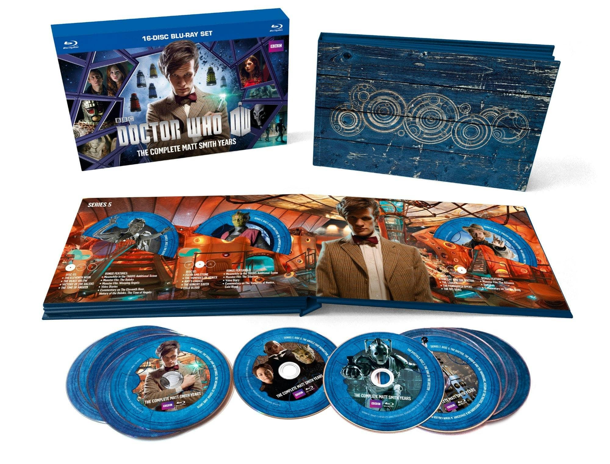 Front. Doctor Who: The Matt Complete Smith Years [Blu-ray].