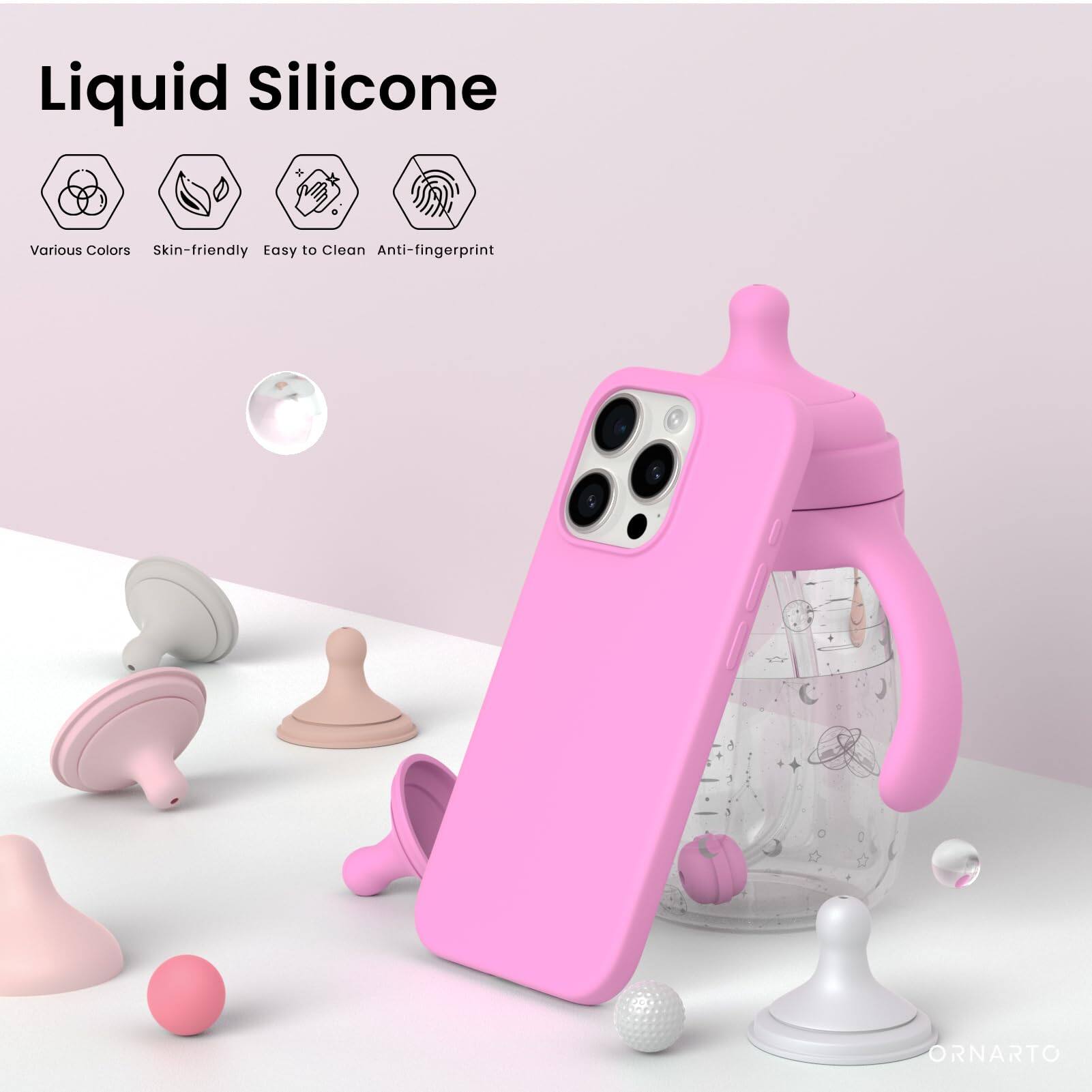 Liquid Silicone, Various Colors, Skin-friendly, Easy to Clean, Anti-fingerprint, ORNARTO