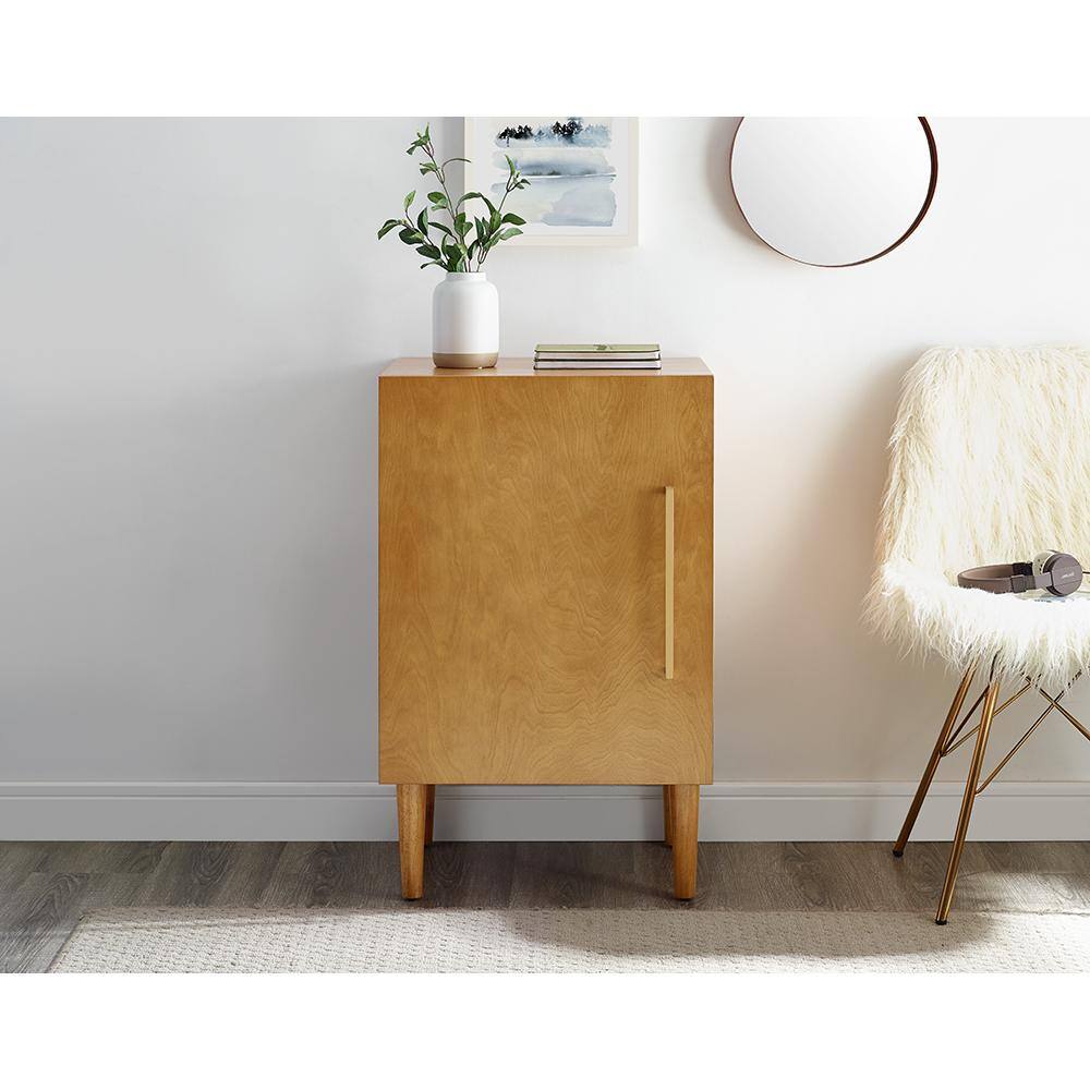 Alt View 2. Crosley Furniture - Everett Medium Record Player Cabinet With Vinyl Storage - Black.