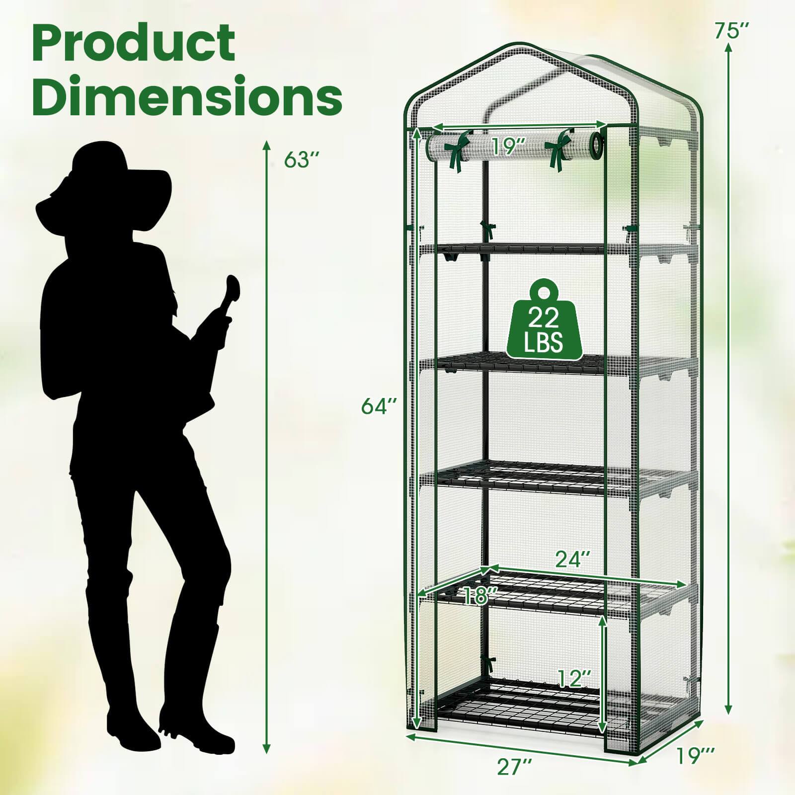 Product Dimensions: 63" x 19" x 75"  
Weight: 22 LBS  
Dimensions: 64" x 1.8" x 24" x 12" x 7" x 27" x 19"
