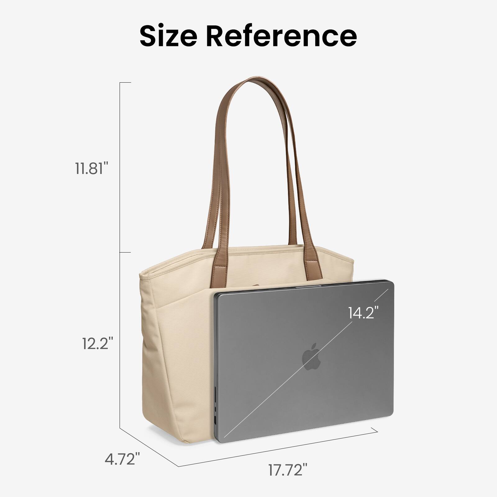 Size Reference: 11.81" 14.2" 12.2" 4.72" 17.72"