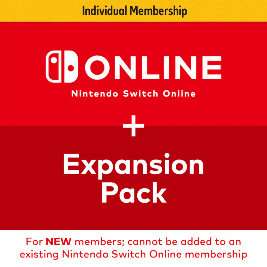 Nintendo Switch Online Expansion Pack Individual Membership