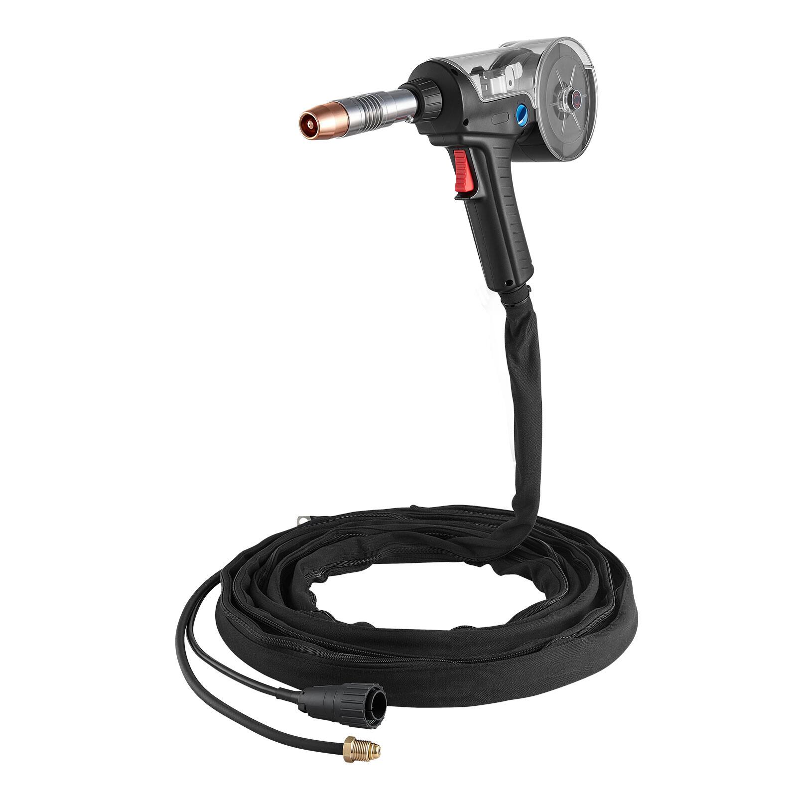 Alt View 5. VEVOR - 160Amp Spool Gun with 20FT Cable, Replacement for Miller Spoolmate 200 Series (300497) - with 11PCS Mig Welding Contact - Black.