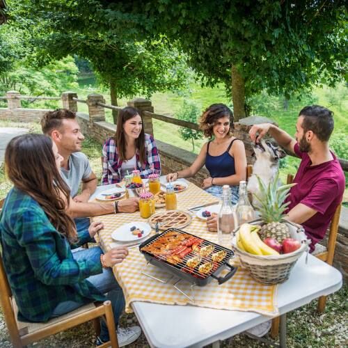 Alt View 9. Winado - 21in Portable Charcoal Grill Tabletop Lightweight Small for Outdoor Camping Party Barbecue Smoker BBQ Grill Cooking - Red.