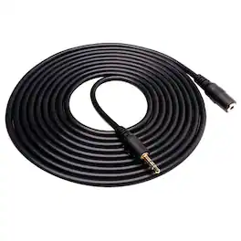 MOVO - MC10 3.5mm TRS Female to Male Extension Cable - 10ft